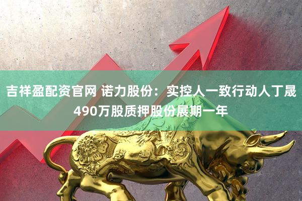 吉祥盈配资官网 诺力股份：实控人一致行动人丁晟490万股质押股份展期一年